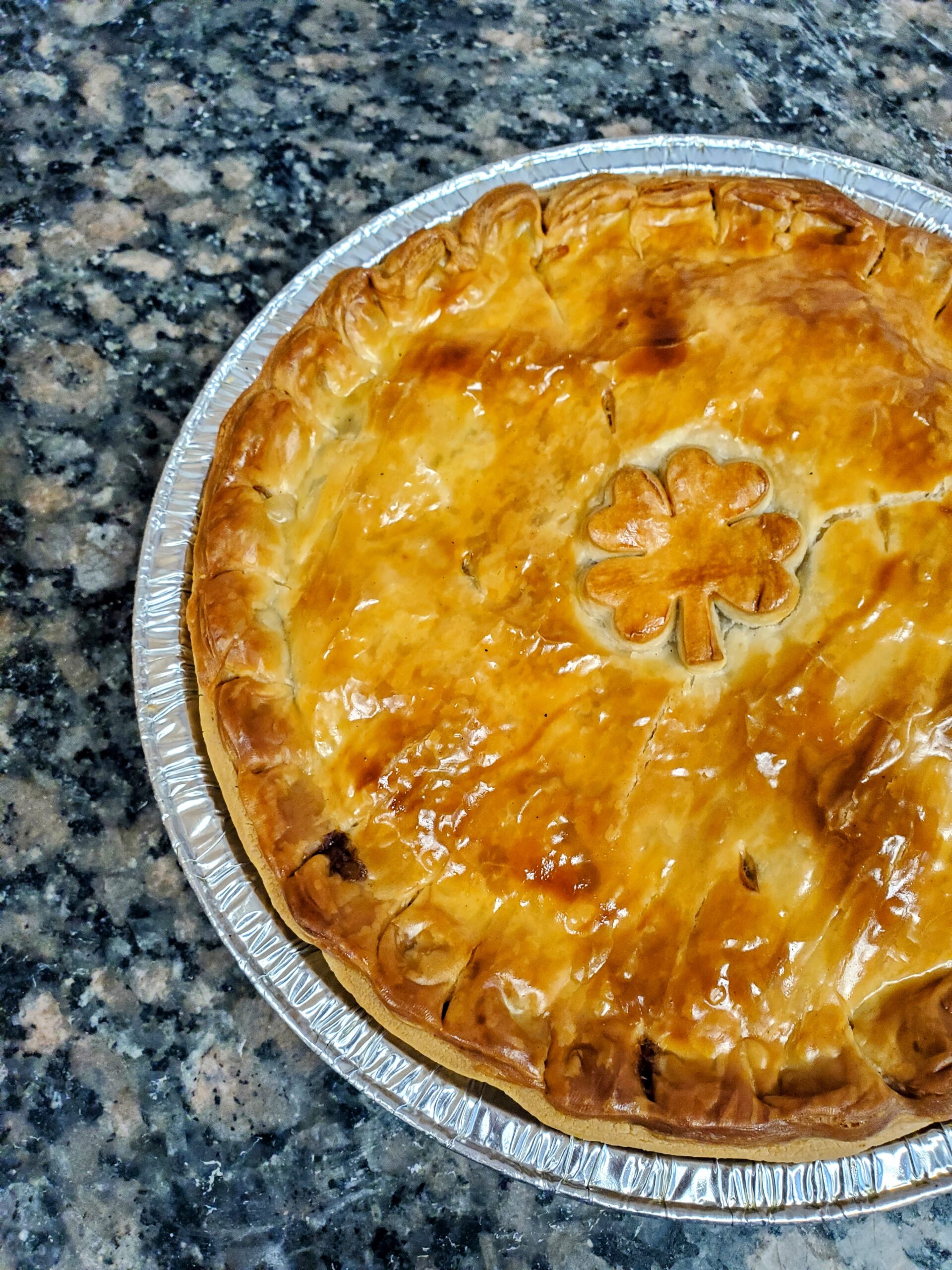 Tourte au boeuf et bière noire