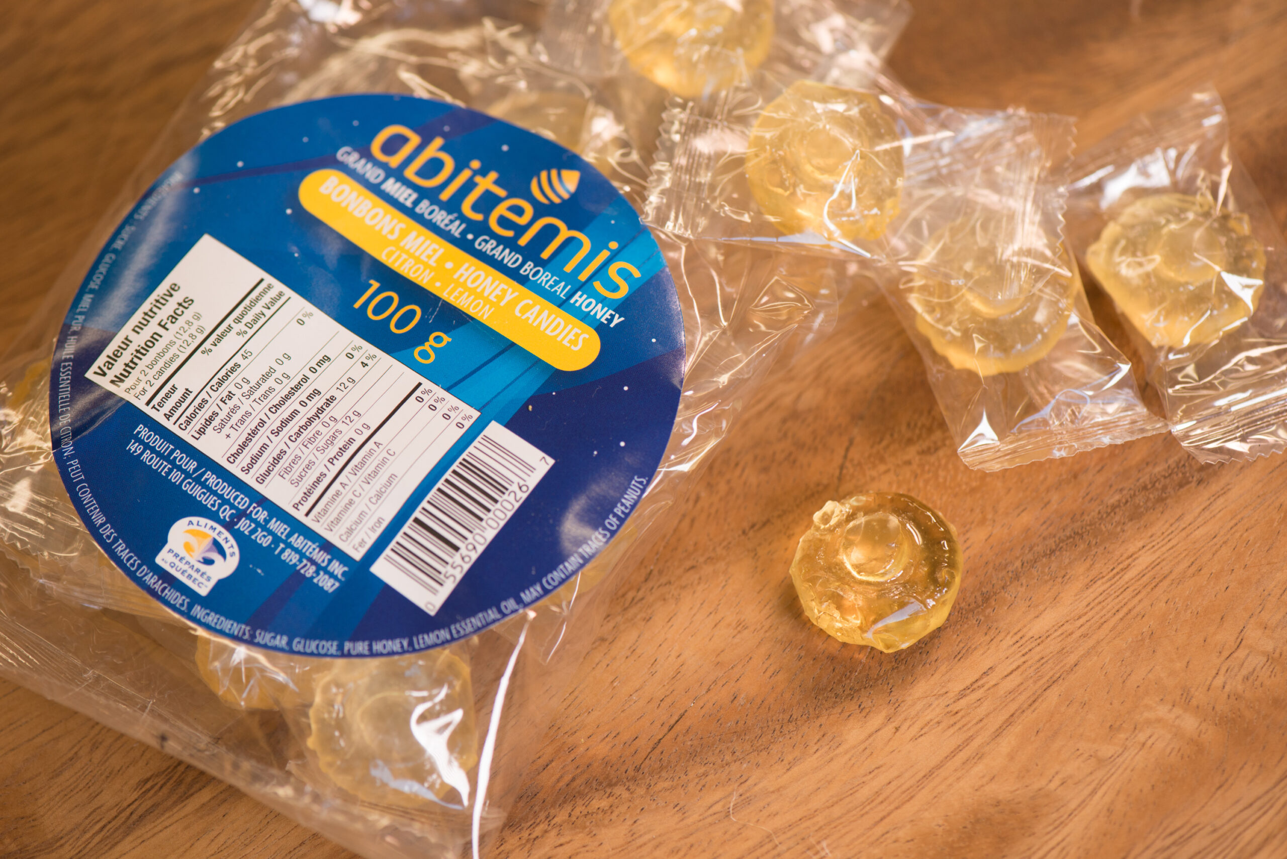 Bonbon au miel et citron – 100 g