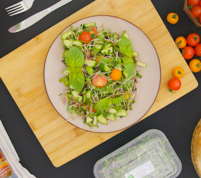 Salade estivale avec vinaigrette