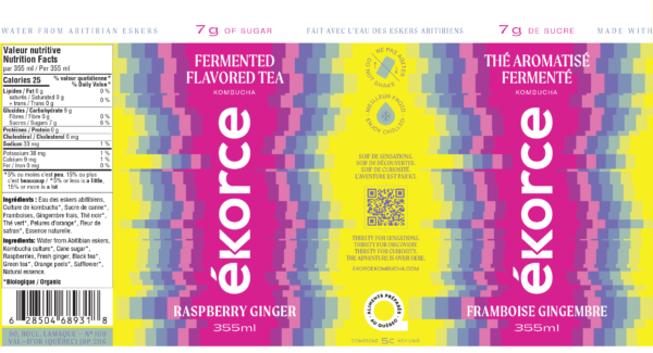 Kombucha - Framboise Gingembre – Image 3