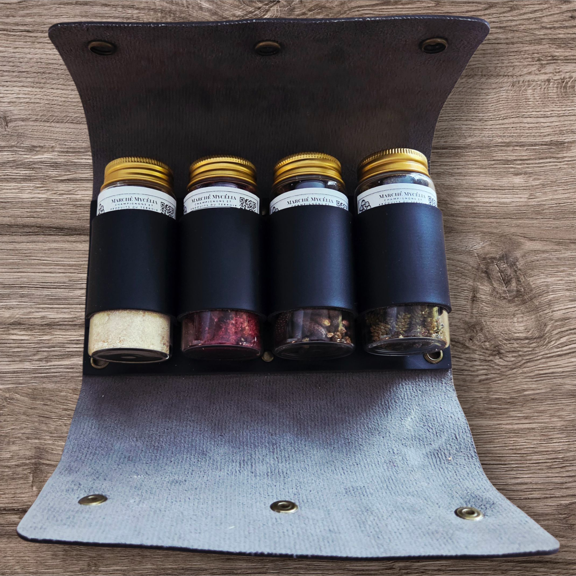 Trousse gastronomique nordique de luxe en cuir – Image 3