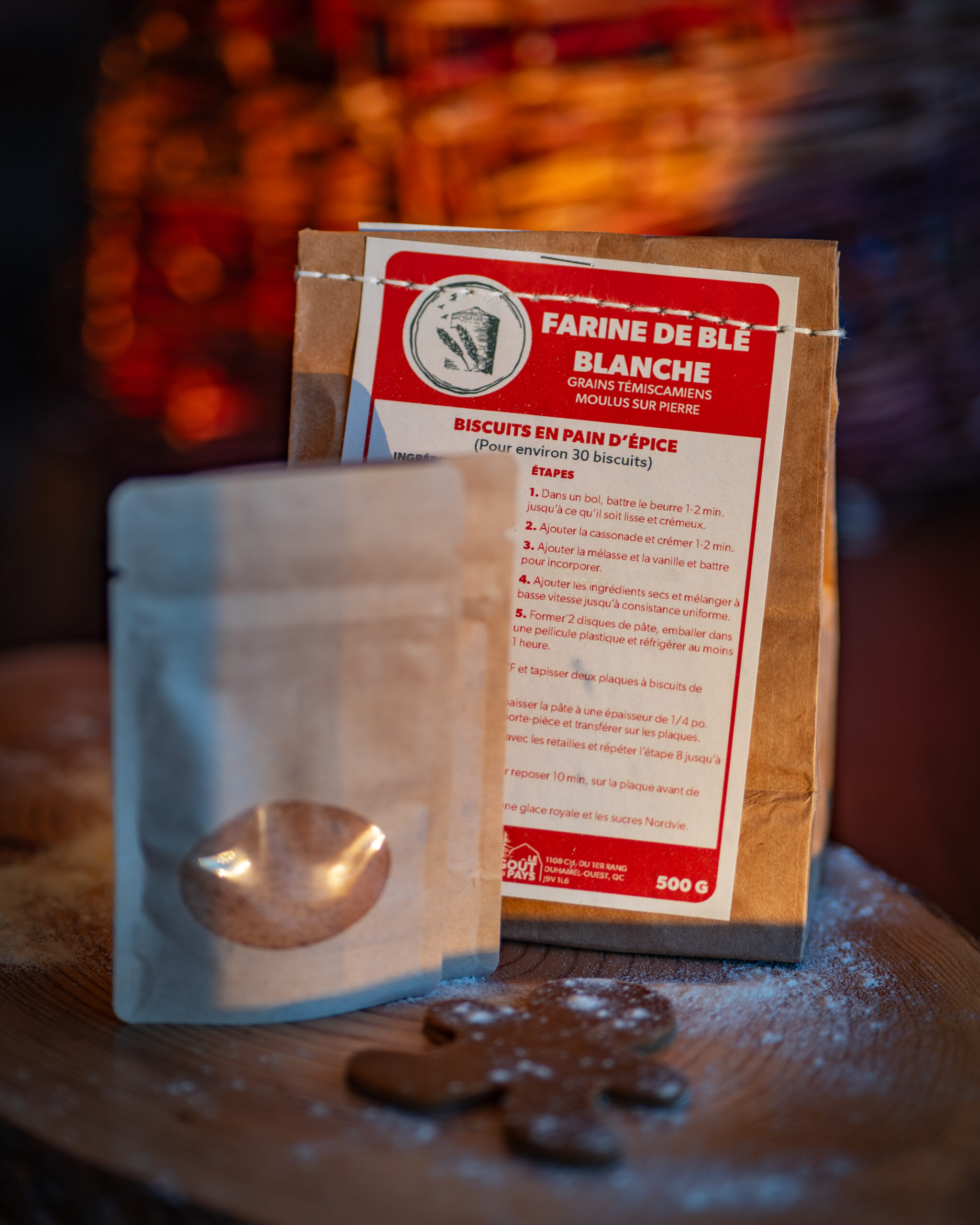 Farine à biscuit au pain d'épices